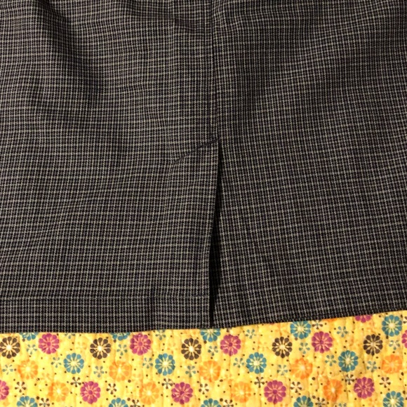 Valerie Stevens Houndstooth Skirt Sz 16 - Picture 4 of 8